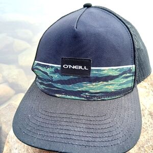 O'Neill SNAPBACK cap Hat Camo Wave Graphic Print Unisex Beach Skate Style